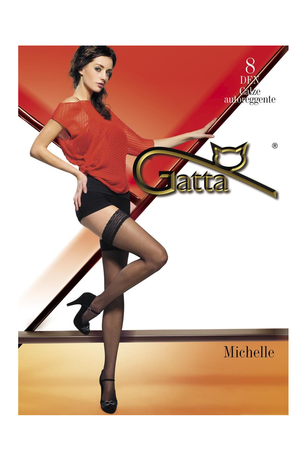 Kojinės Gatta Michelle 4 - daino (vidutinė smėlio)
