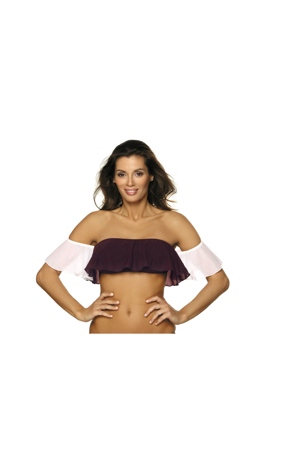 Top Maudymosi Grace Vigneto-Balta M-488 (4)