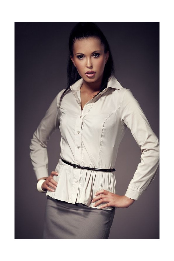 Marškinėliai Natasha mod.43 Smėlio - smėlio