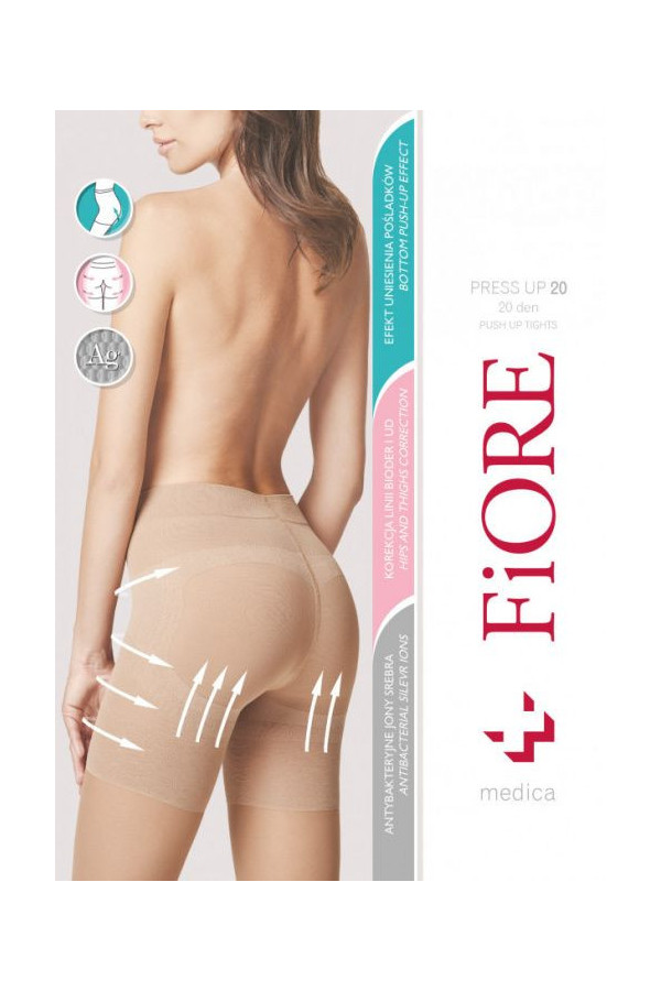 Pėdkelnės Press Up 20 M5203 - smėlio