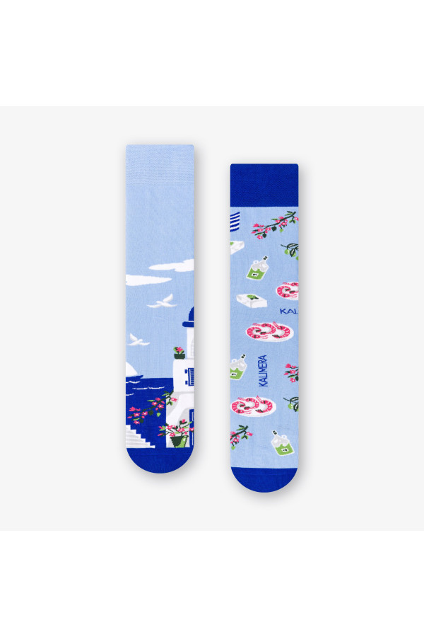 Kojinės Santorini 079-A069 Dangiška - mėlyna
