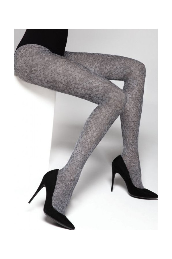 Pėdkelnės Snake 01 Gatta 40 DEN Pilka-Juoda - pilka/juoda