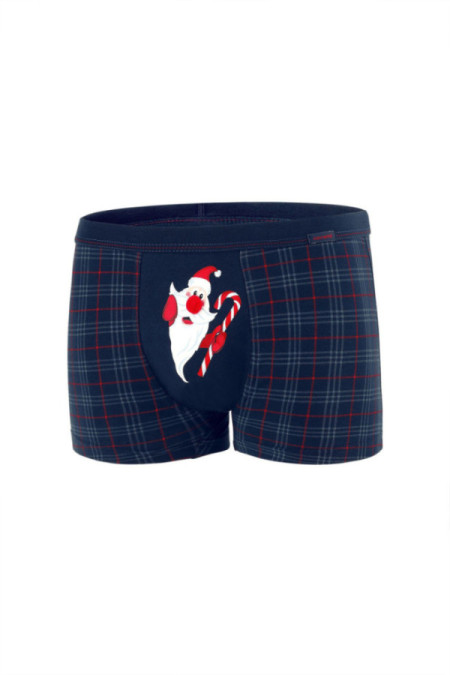 Bokseriai Santa Claus 007/61 Navy Mėlyna