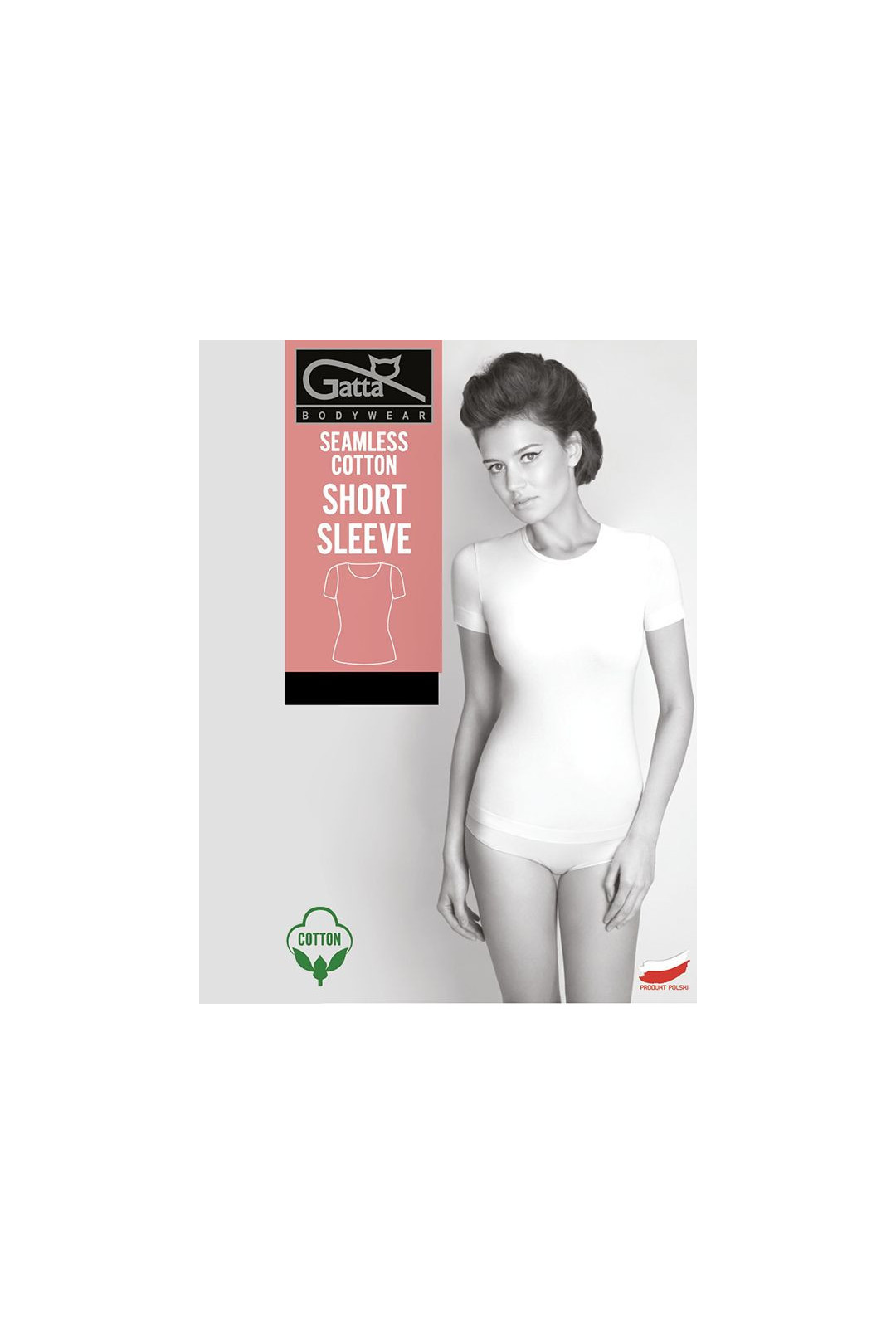Marškinėliai Short Slevee Cotton - juoda