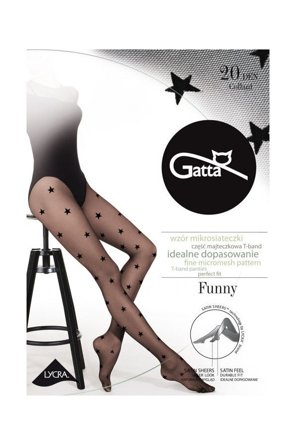 Pėdkelnės Funny 06 - juoda