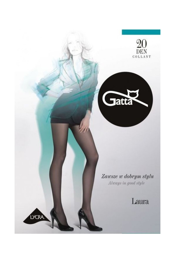 Pėdkelnės Gatta Laura 20 - juoda