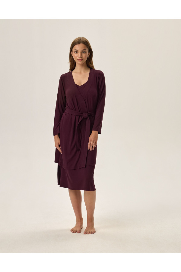 Chalatas Fleur 41871-93X Fioletinė - violetinė