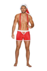 Komplektas Mr Claus Raudona
