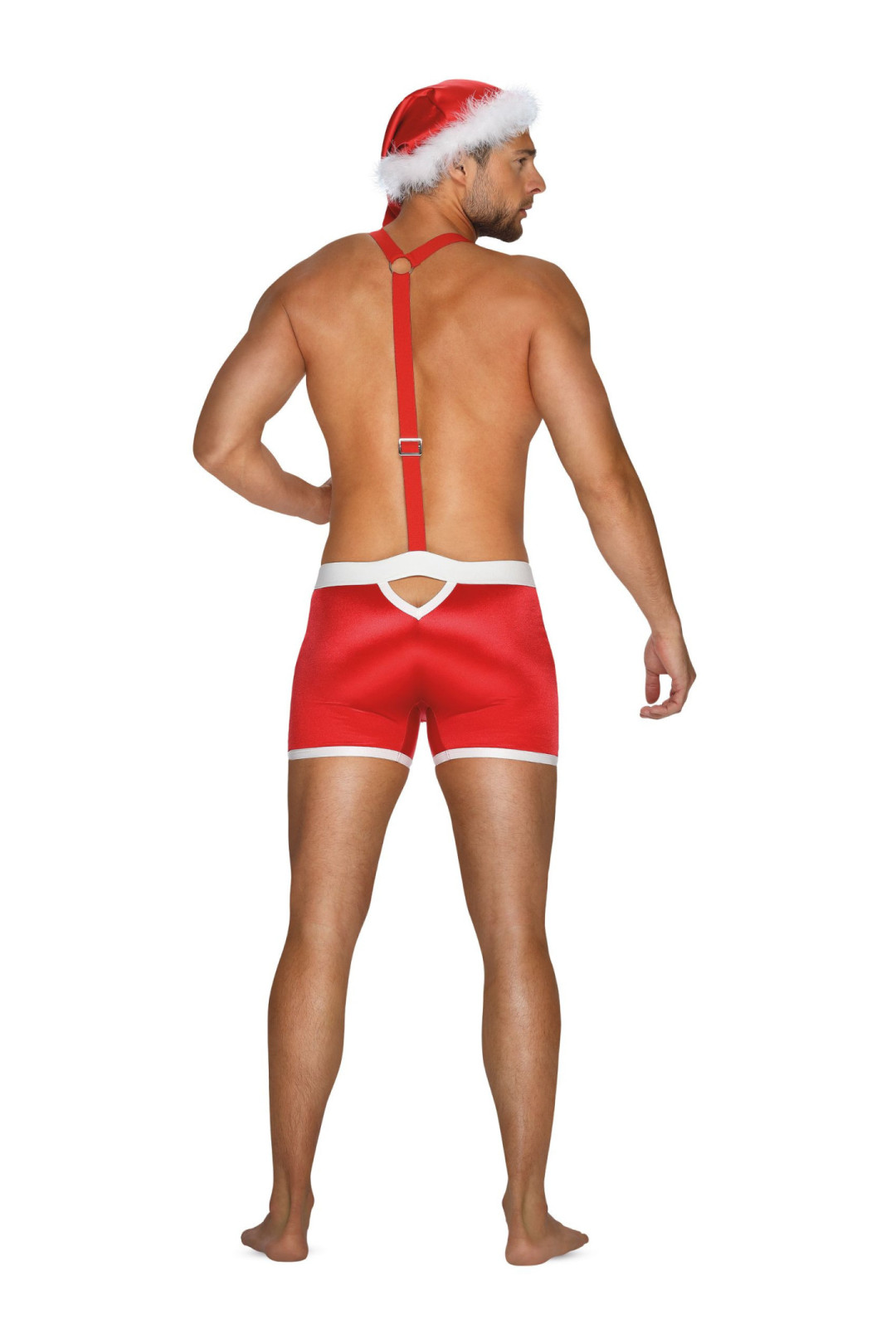 Komplektas Mr Claus Raudona