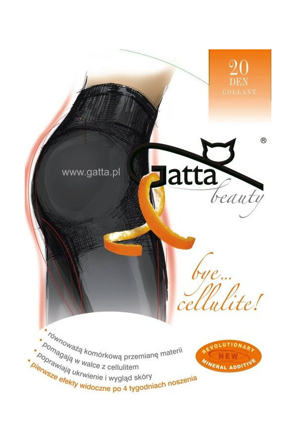 Pėdkelnės koreguojančios Bye Cellulite 20 DEN - juoda