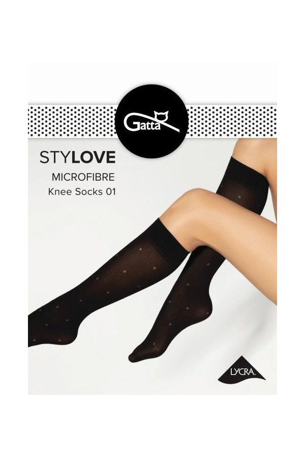 Kojinės iki kelių Stilinga 40/01 - juoda