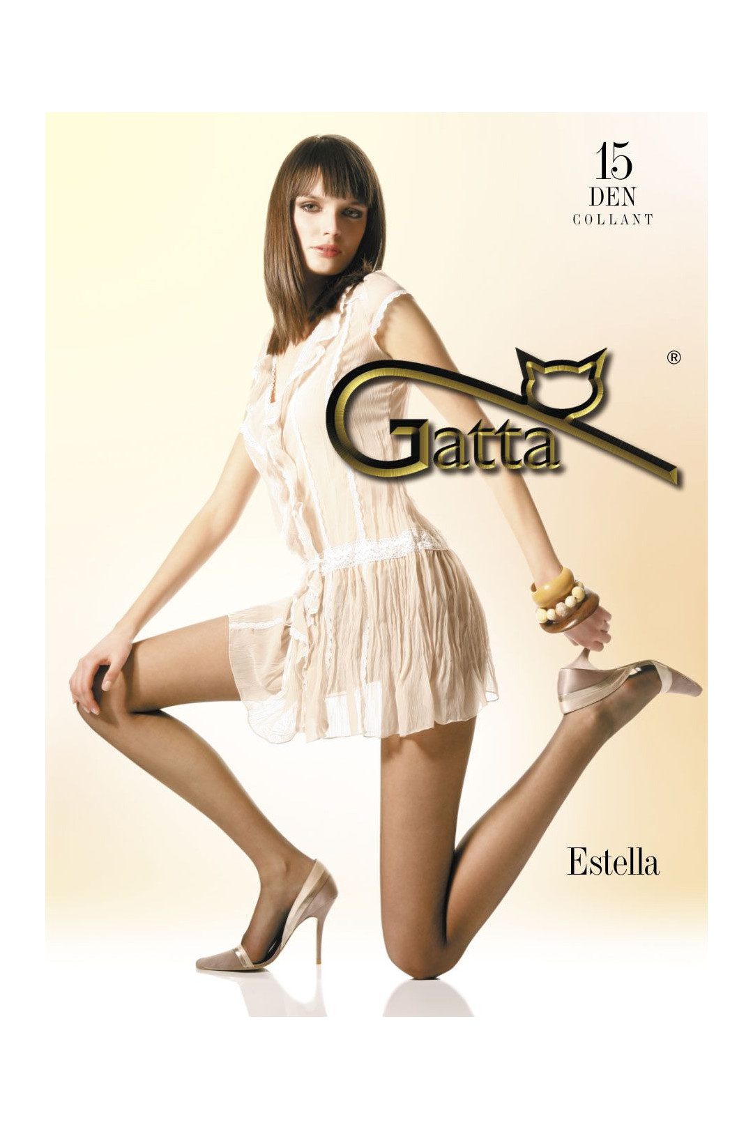Pėdkelnės   Gatta Estella 15 - visone