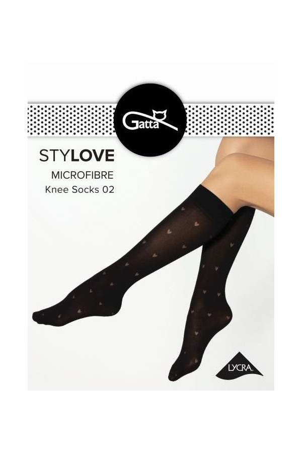Kojinės iki kelių Stilinga 40/02 - juoda