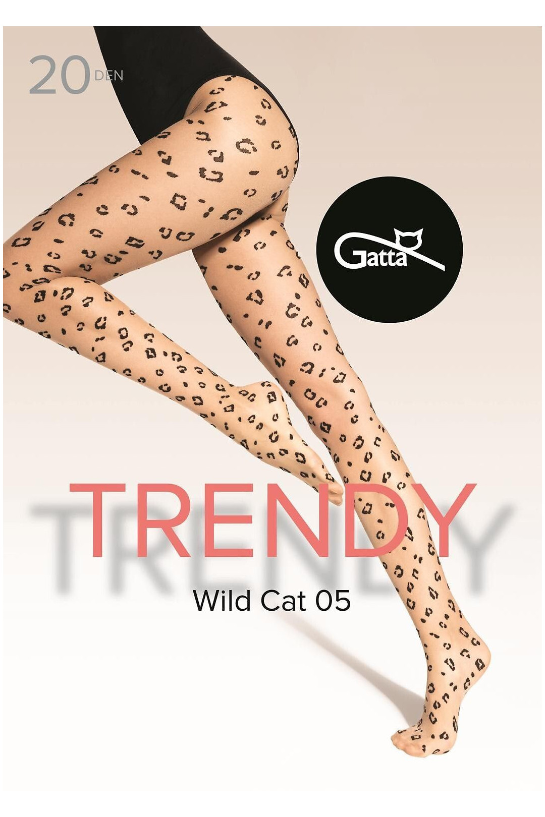 Pėdkelnės   Wild Cat 05 20 Den Daino-Juoda