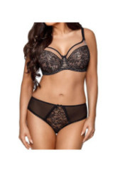 Liemenėlė Crystal Soft 1396 Juoda