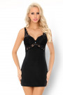 Naktinukai Dolorsan Black (Push Up kaušeliai) + kelnaitės! Juoda–LiviaCorsetti LT–Naktinukai