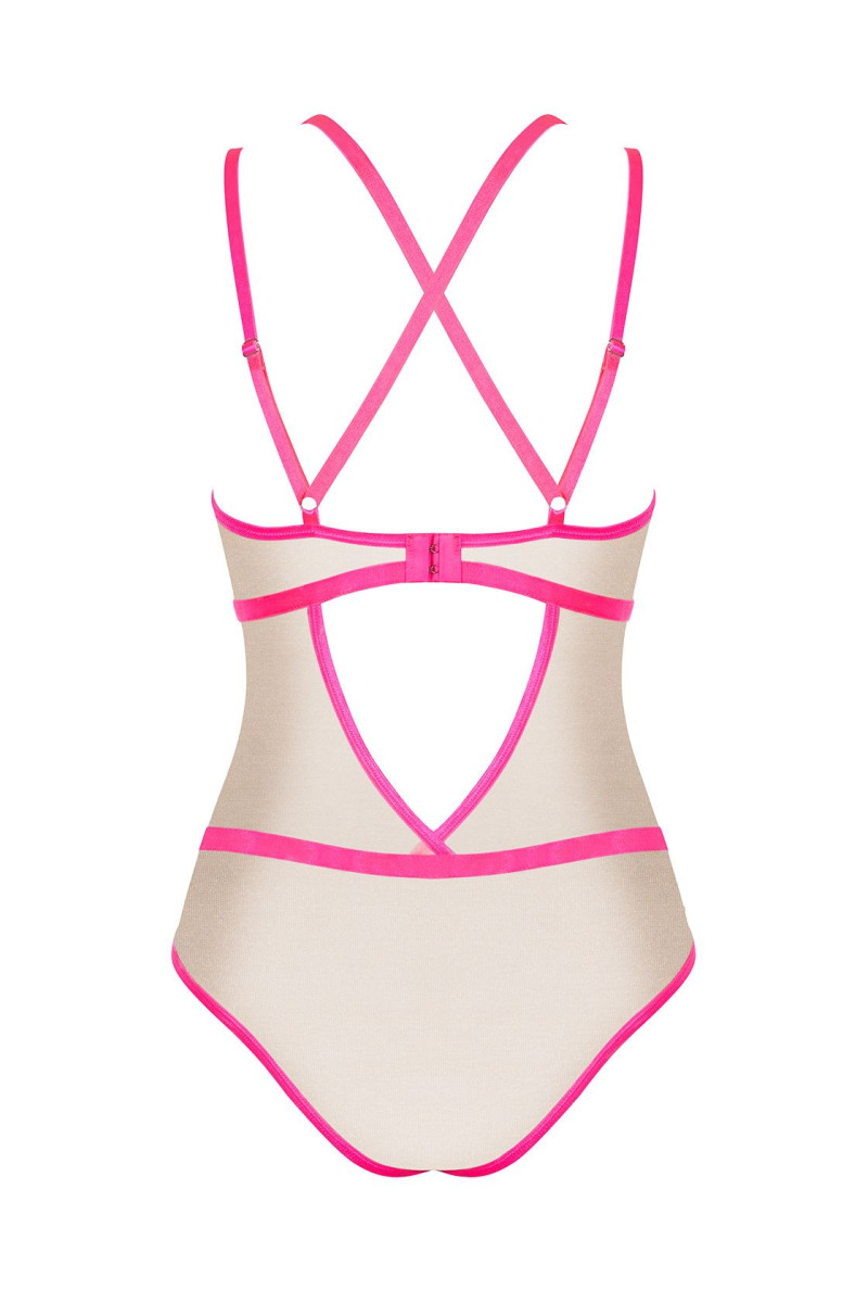 Kūno triko Nudelia Smėlio-Rožinė