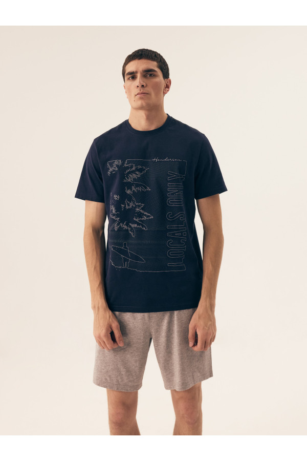 Pižama Surf 42598-59X - mėlyna