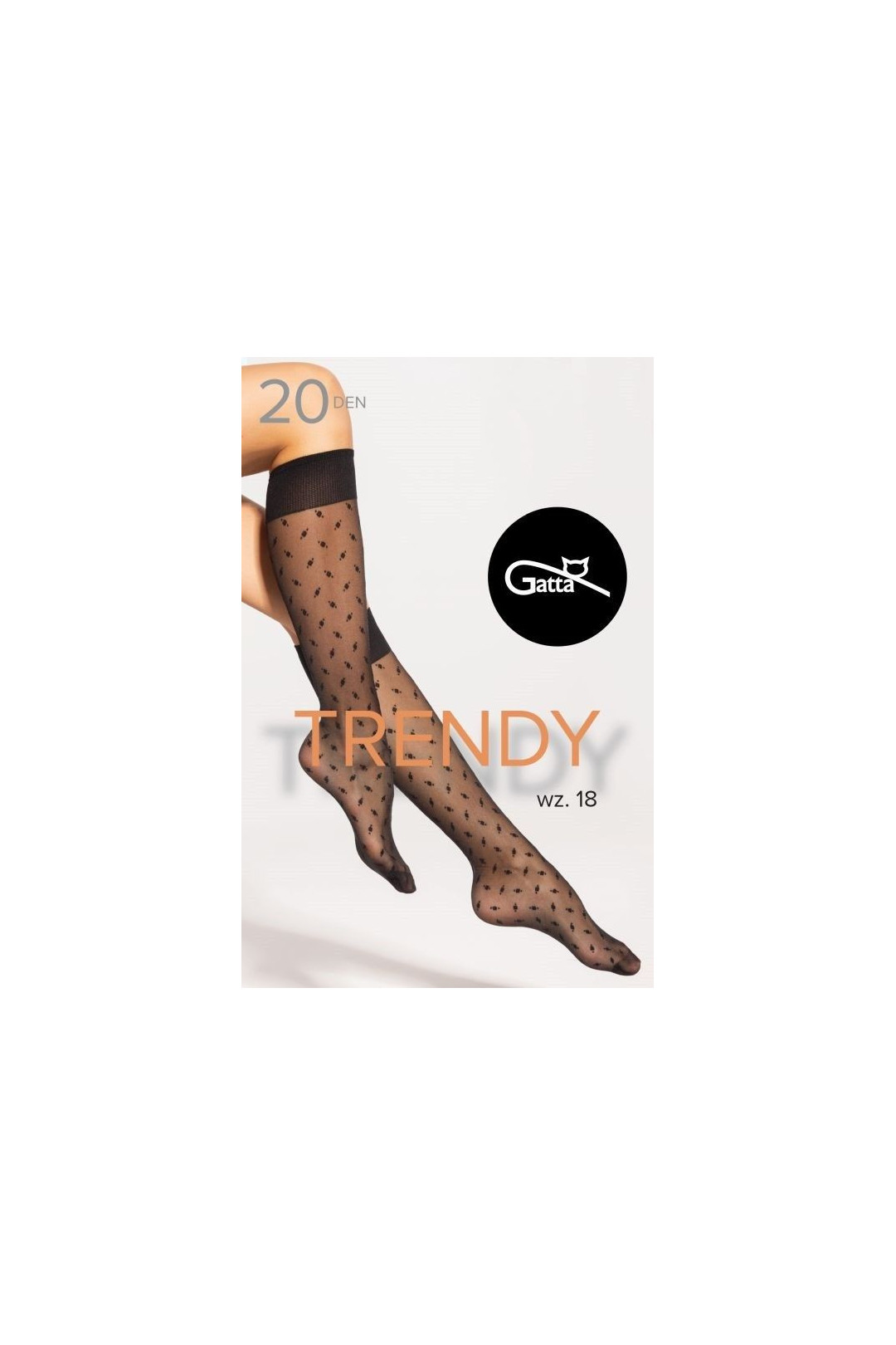 Kojinės iki kelių Trendy Line 18 20 Den