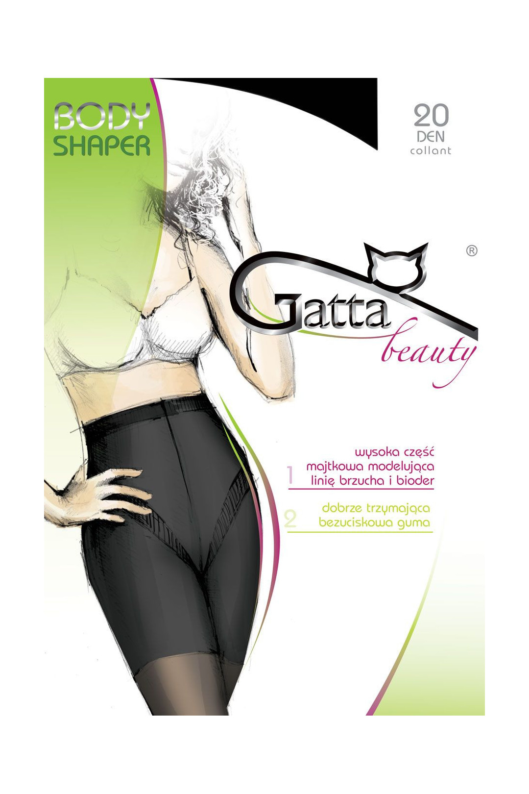 Pėdkelnės   Kūno triko Shaper - juoda