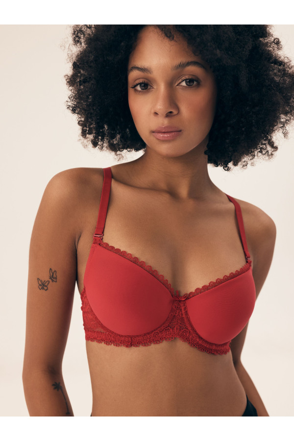 Liemenėlė Julietta 43286 Raudona - raudona