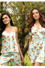 Brooklyn Baby Blue chalatas | Baby Blue-Atlasiniai Chalatai