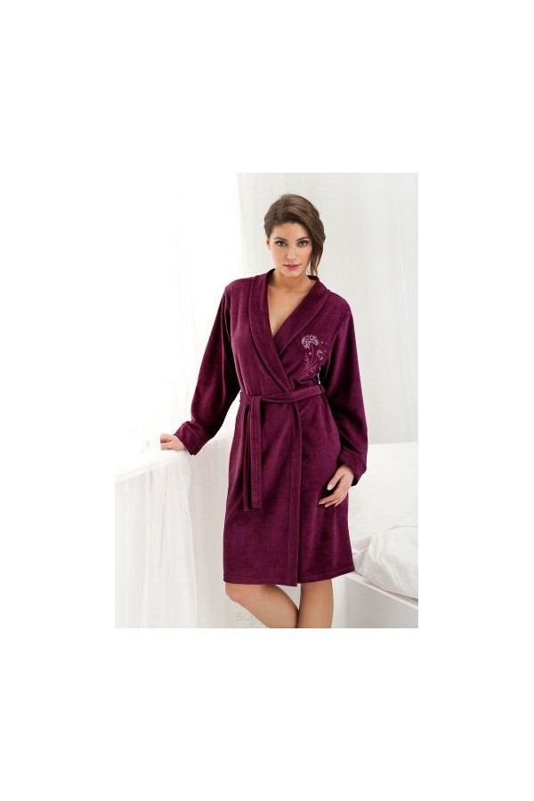 Chalatas Diana FR-107 Bordo - bordo