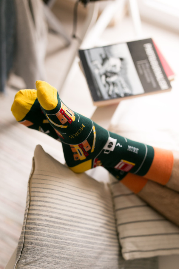 Kojinės Books 079-014 Žalia - žalia