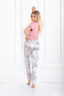 Pižama SPA Garden Pink-Grey–LiviaCorsetti LT–Pižamos moterims