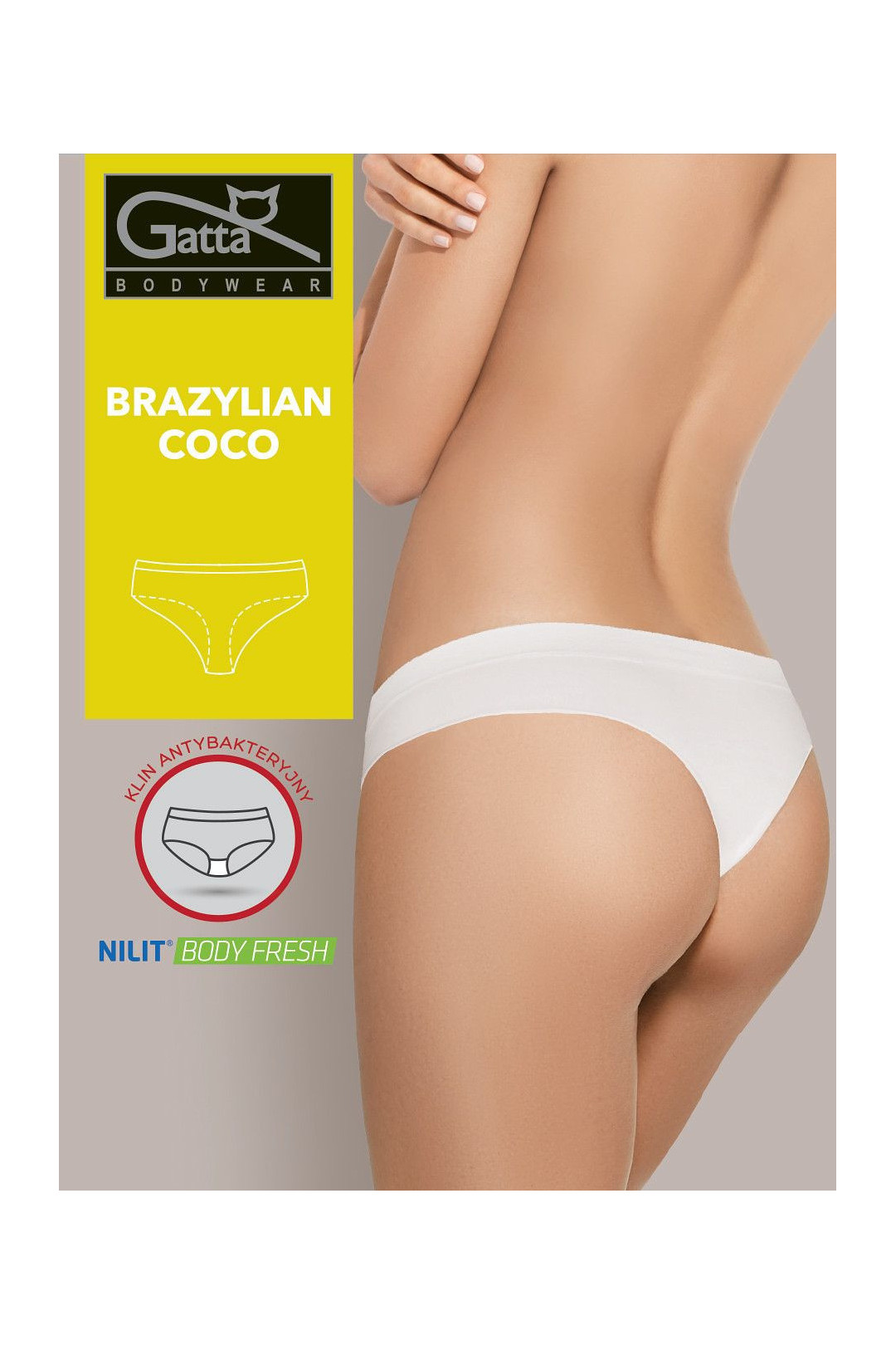 Kelnaitės Braziliško kirpimo Coco - balta