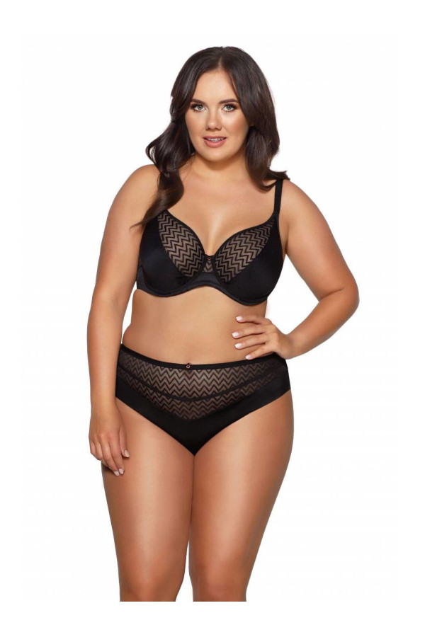 Liemenėlė Bralette 2103 Maxi Juoda - juoda