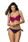 Maudymosi kostiumėlis Paris M-375-4 Blu Scuro–LiviaCorsetti LT–Dviejų dalių maudymukai