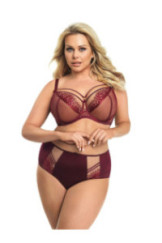 Liemenėlė Paradise K496 Bordo