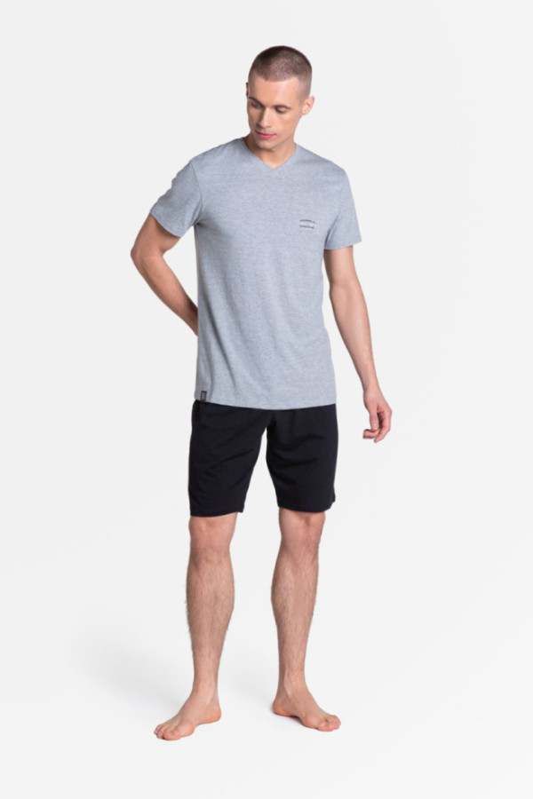 Pižama Duty 38881-90X Pilka-Juoda