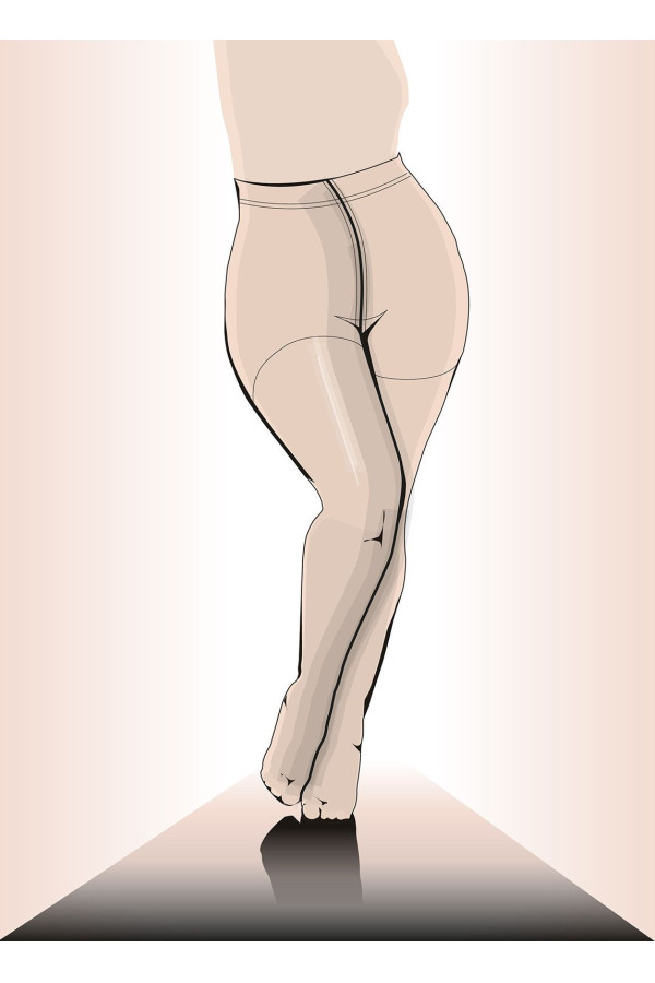 Pėdkelnės Plus Size - juoda