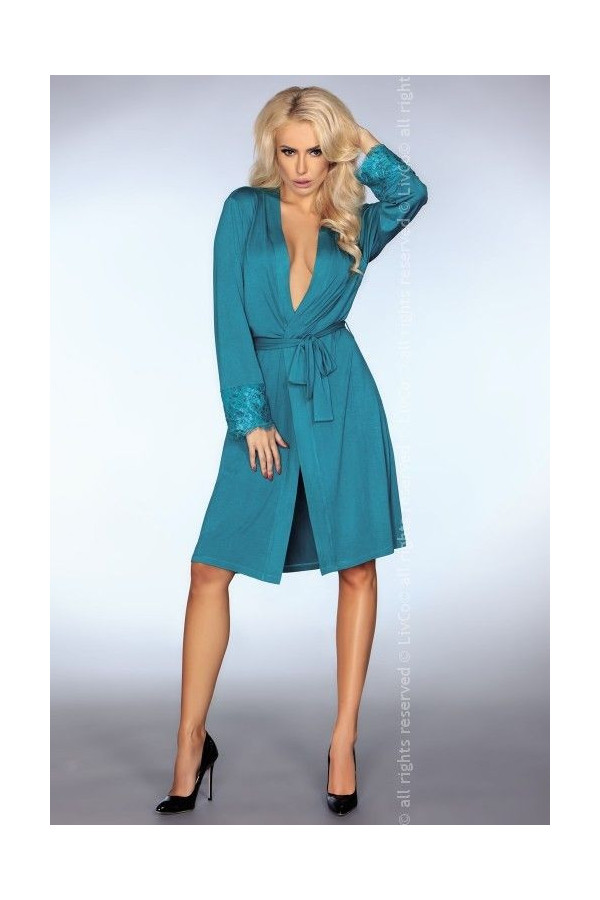 Chalatas Brenda - mėlyna