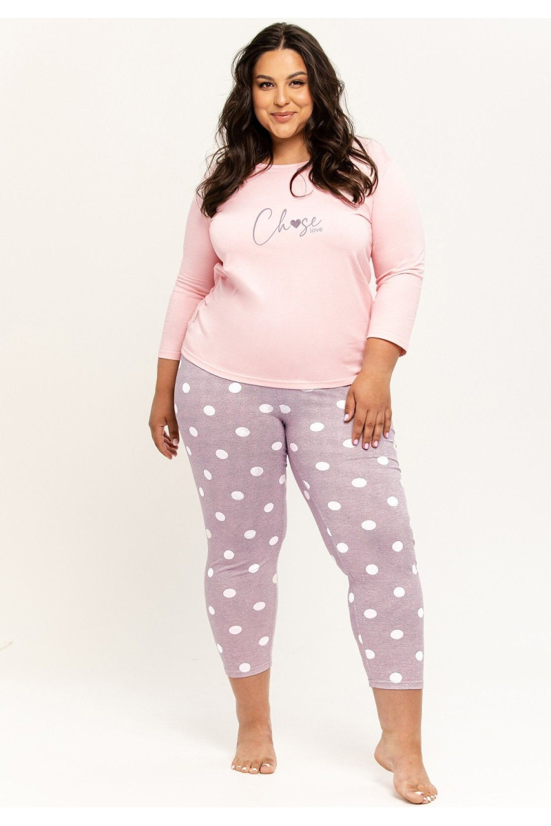 Pižama Libby 3268 Šviesus Rožinė