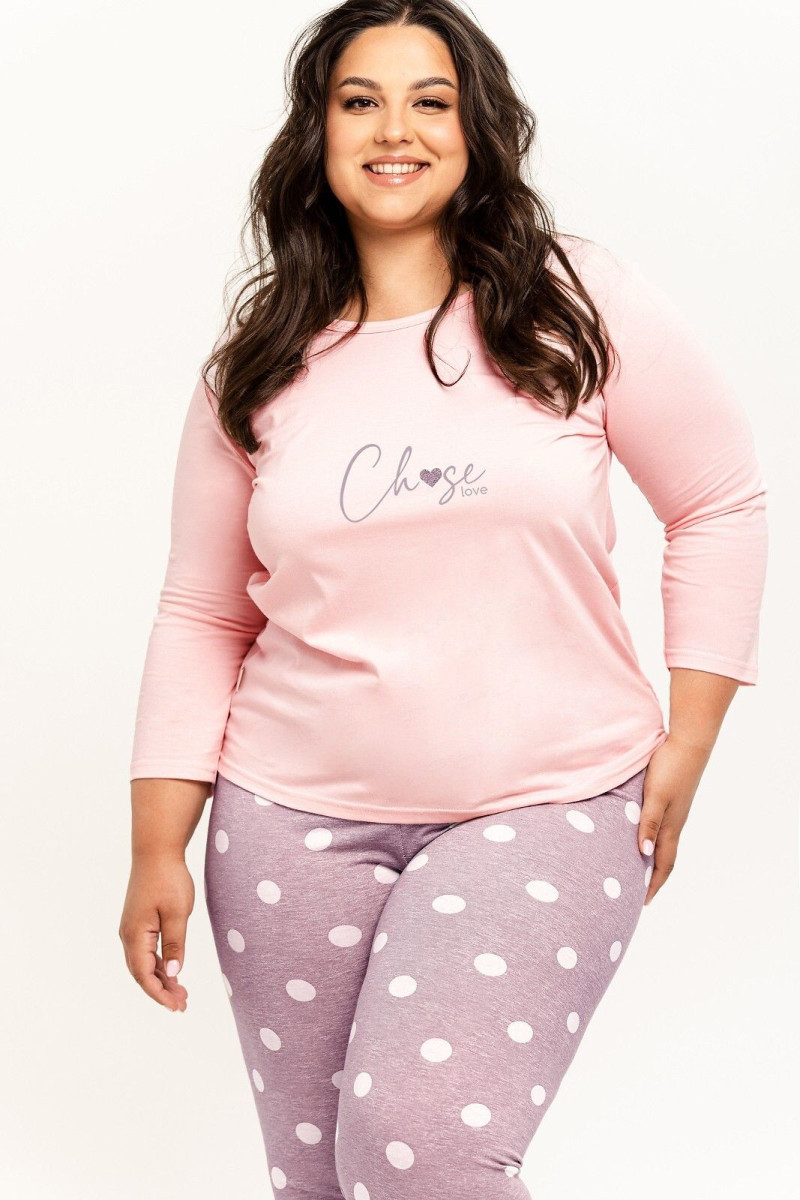 Pižama Libby 3268 Šviesus Rožinė