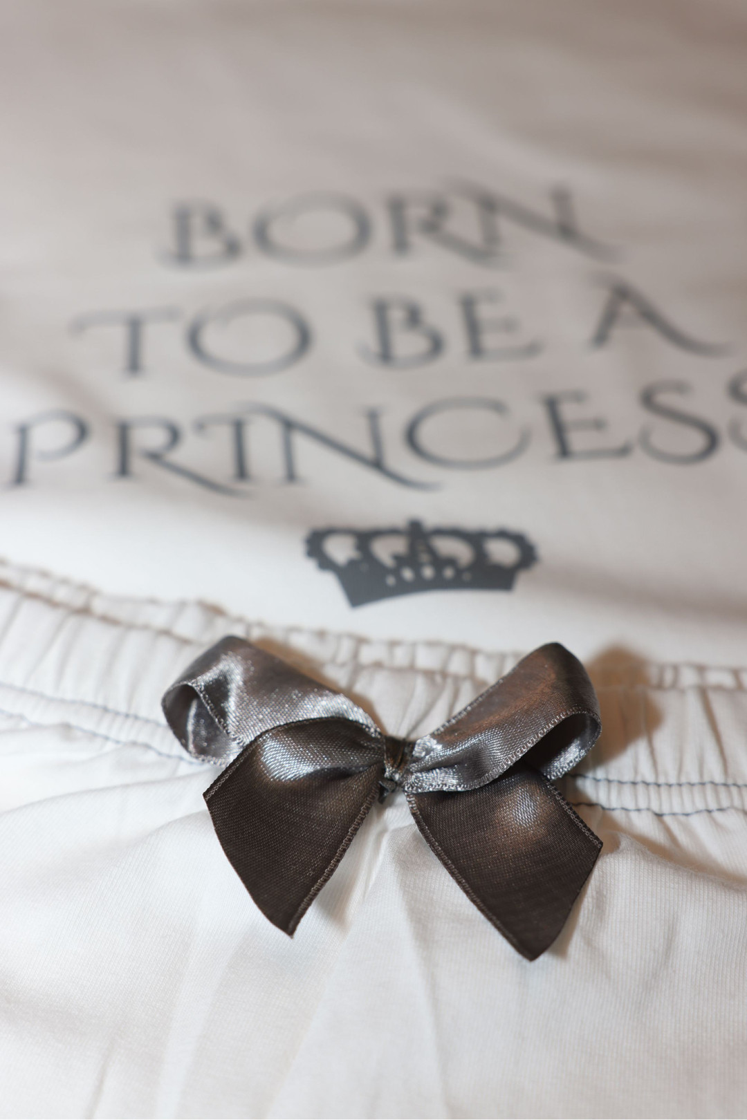 Pižama Princess Short Balta