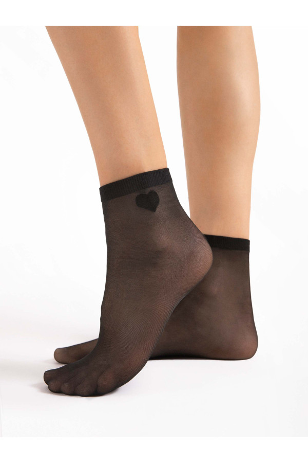 Kojinės Cupido 20 Den Balck - juoda