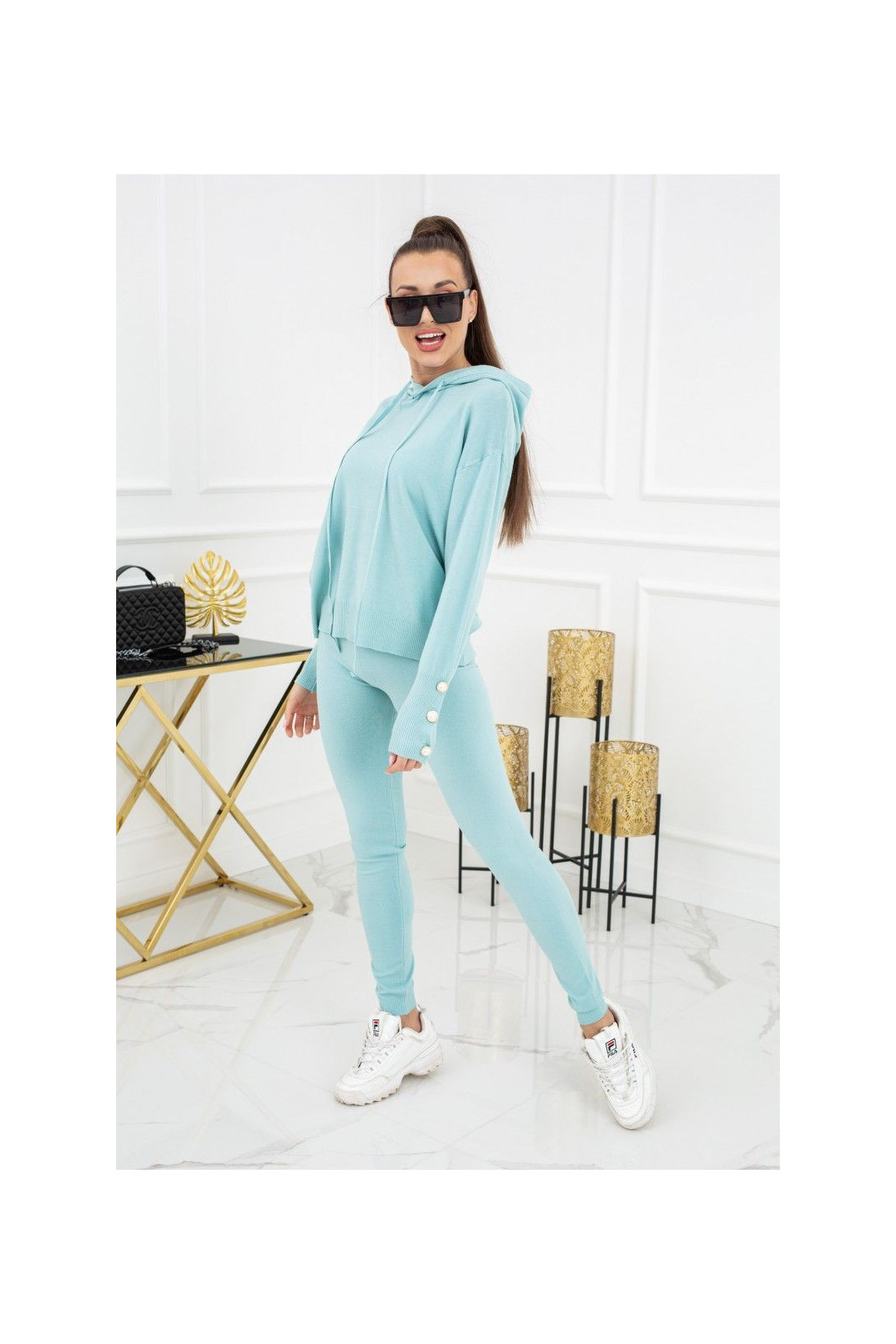 Komplektas megztas Kim Pearl Buttons PU1121 Mint