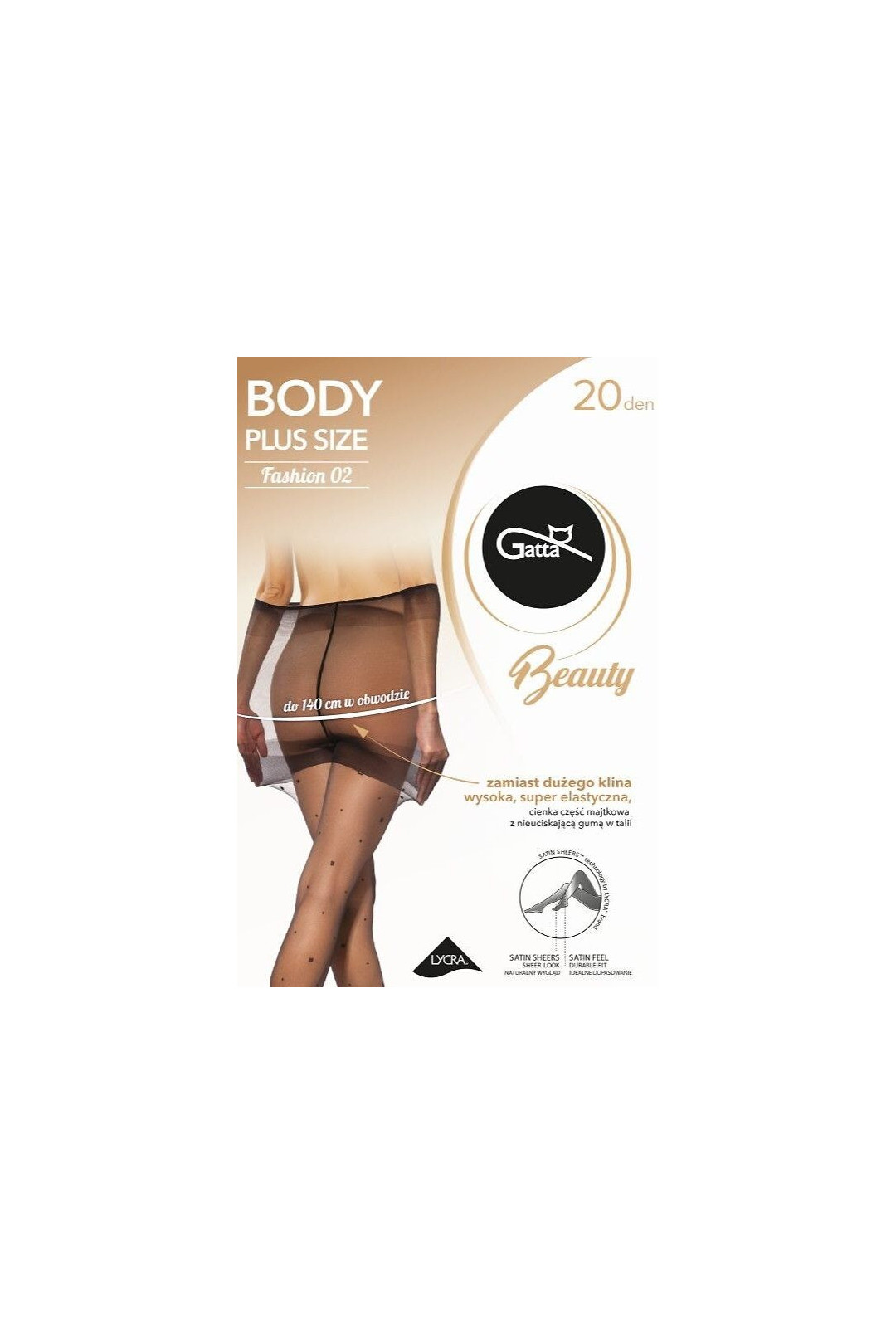 Pėdkelnės   Kūno triko Plus Size 02 20 Den