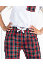 Pižama Vivienne White-Red White-Red–LiviaCorsetti LT–Pižamos moterims
