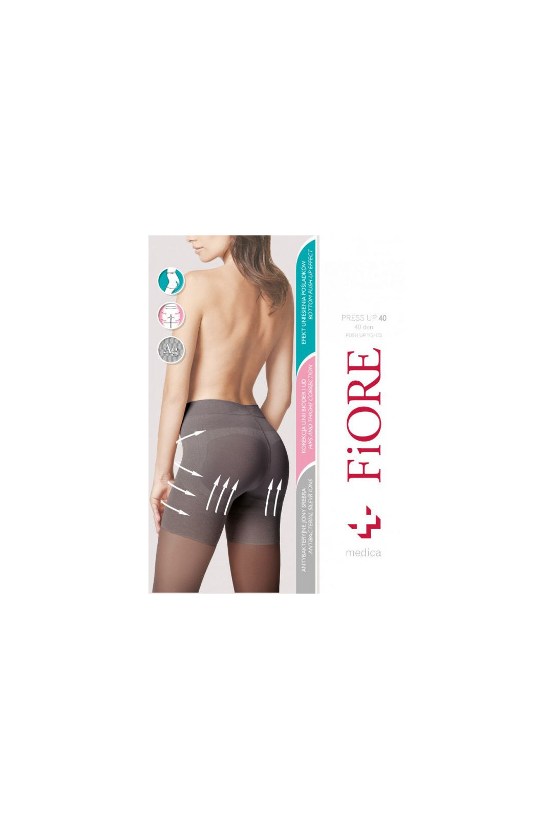 Pėdkelnės   Press Up 40 M5202 - juoda