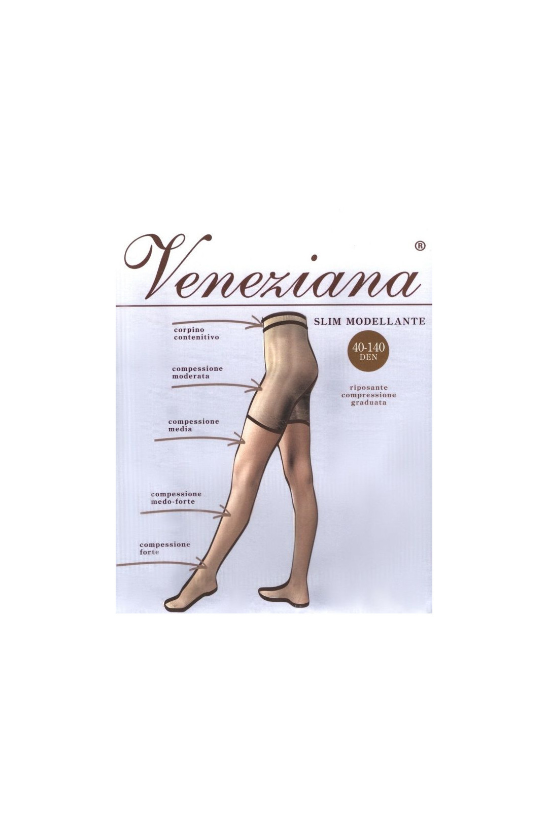 Pėdkelnės   Slim 40 - visone