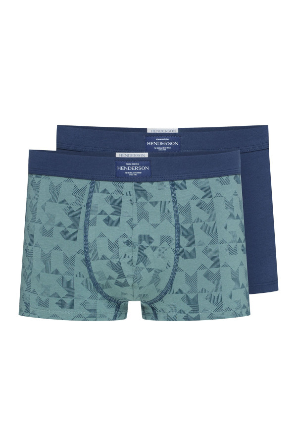 Bokseriai Job 41925-MLC Mėlynai-Žalia - mėlyna/žalia