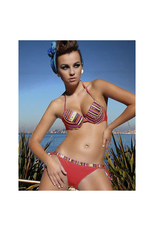 Maudymosi kostiumėlis Cyntia (2) - oranžinė