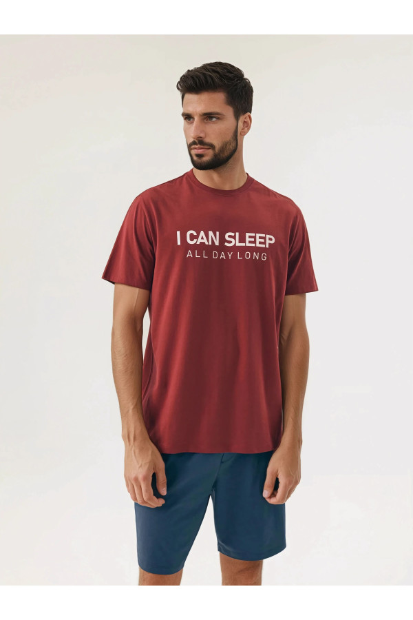 Pižama Sleeper 42614-33X Raudona-Dangiška - raudona/mėlyna