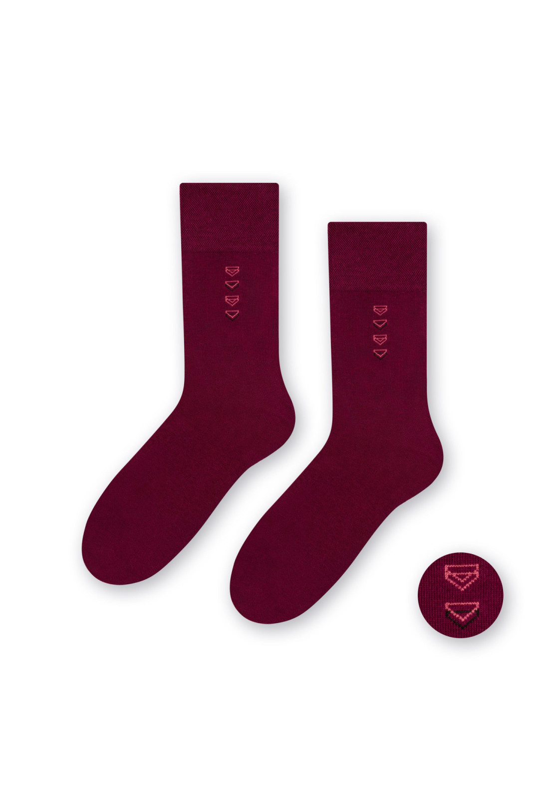 Kojinės 056-135 Bordo