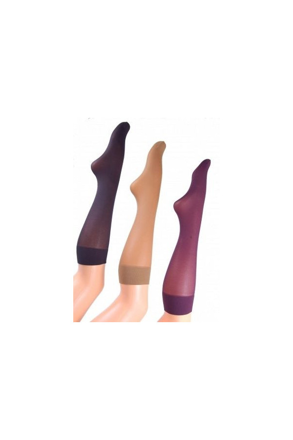 Kojinės iki kelių Microfibra - juoda